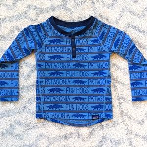 Patagonia Capilene Base Layer Top, size 3T